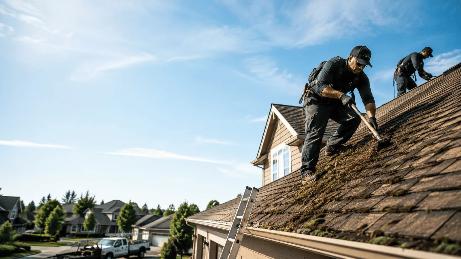 Roof Moss Removal in Fairfield, IA near me
